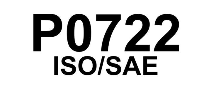 P0722 - "Sensor de Velocidade do Eixo de Saída - Circuito Sem Sinal"