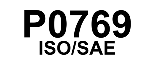 P0769 - "Solenoide de Mudança 'D' - Intermitente"