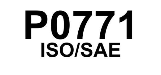 P0771 - "Solenoide de Mudança 'E' - Falha de Desempenho / Trancada Desligada"