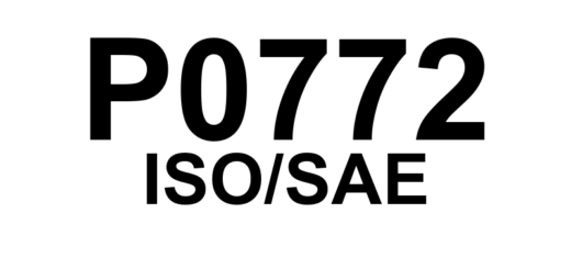 P0772 - "Solenoide de Mudança 'E' - Trancada Ligada"
