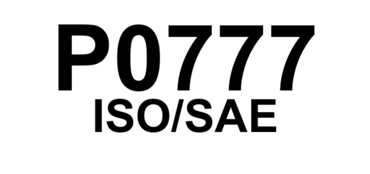 P0777 - "Solenoide de Controle de Pressão 'B' - Trancada Ligada"