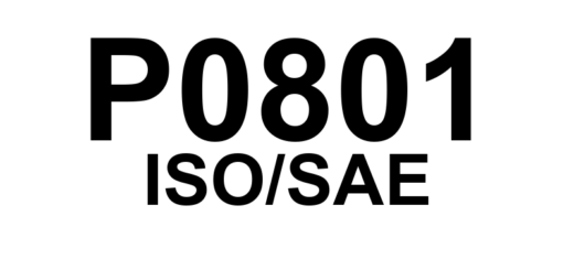 P0801 - "Controle de Inibição de Ré - Circuito Aberto"