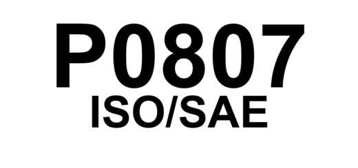P0807 - Sensor de Posição da Embreagem 'A' - Circuito com Baixa Tensão