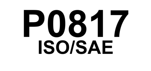 P0817 - Circuito do Desativador de Partida - Aberto/Interrompido