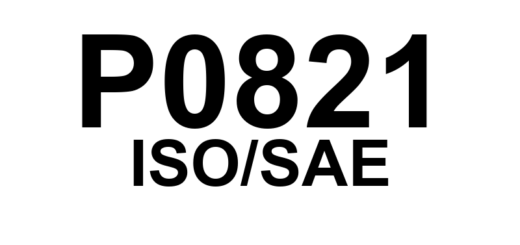 P0821 - Sensor de Posição da Alavanca de Mudança X 1 - Circuito