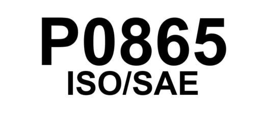 P0865 - Circuito de Comunicação do TCM - Nível Baixo