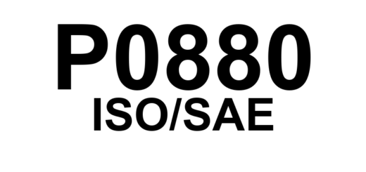 P0880 - Sinal de Entrada de Alimentação do Módulo de Controle da Transmissão (TCM).