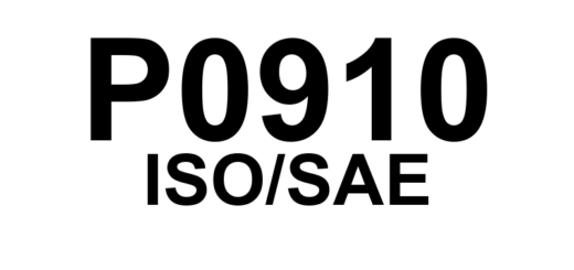 P0910 - Circuito do Atuador do Seletor de Portão - Circuito Aberto/Interrompido