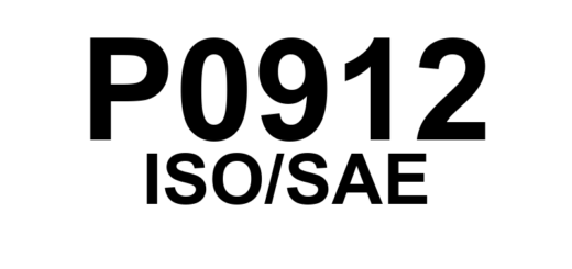 P0912 - Circuito do Atuador de Seleção de Portão - Baixa Tensão