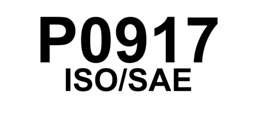 P0917 - Circuito da Posição da Alavanca de Mudança - Tensão Alta