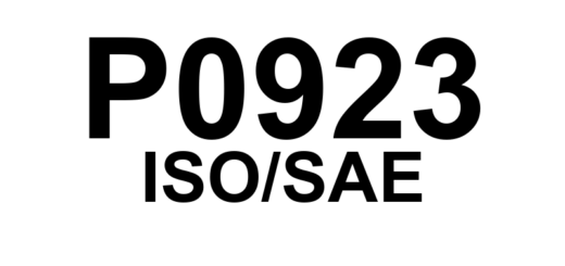 P0923 - Circuito do Atuador de Troca de Marcha para Frente - Alta Tensão