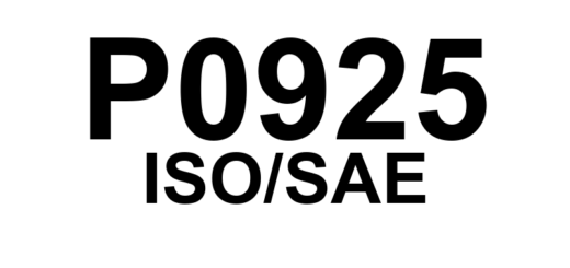 P0925 - Circuito do Atuador de Marcha Ré - Faixa/Desempenho