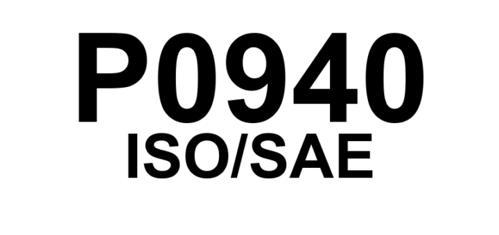 P0940 - Circuito do Sensor de Temperatura do Óleo Hidráulico - Alta Tensão