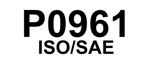 P0961 - Solenoide de Controle de Pressão 'A' - Faixa/Desempenho do Circuito de Controle