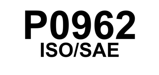 P0962 - Solenoide de Controle de Pressão 'A' - Circuito de Controle com Baixa Tensão