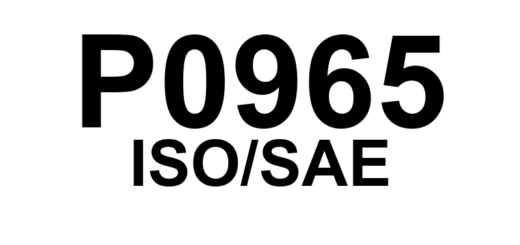 P0965 - Solenóide de Controle de Pressão 'B' - Faixa/Desempenho do Circuito de Controle