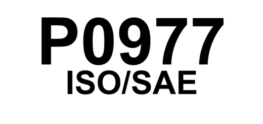 P0977 - Solenoide de Troca 'B' - Circuito de Controle Alto.
