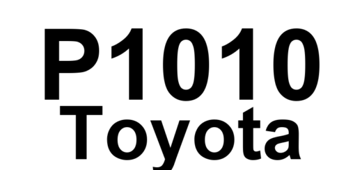 DTC P1010 Toyota - Definição em inglês: OCV for VVTL Circuit (Bank 1) Definição em Português: Válvula OCV do VVTL - Problema no Circuito (Banco 1)