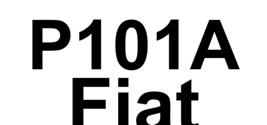 DTC P101A Fiat - Definição em inglês: Cylinder 1 Oil Supply Solenoid Valve Return Control Circuit Definição em Português: Válvula Solenoide de Abastecimento de Óleo do Cilindro 1 - Circuito de Controle de Retorno