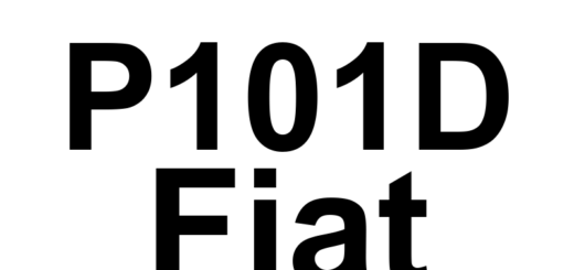 DTC P101D Fiat - Definição em inglês: Cylinder 4 Oil Supply Solenoid Valve Return Control Circuit Definição em Português: Válvula Solenoide de Controle de Retorno do Suprimento de Óleo do Cilindro 4 - Circuito de Controle Defeituoso