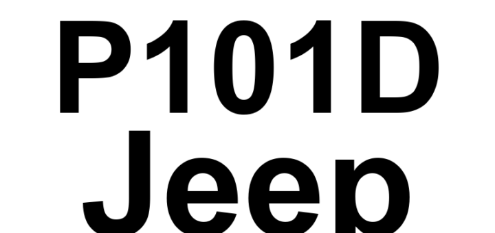 DTC P101D Jeep - Definição em inglês: Cylinder 4 Oil Supply Solenoid Valve Return Control Circuit Definição em Português: Válvula Solenoide de Fornecimento de Óleo do Cilindro 4 - Circuito de Controle de Retorno (Cilindro 4)