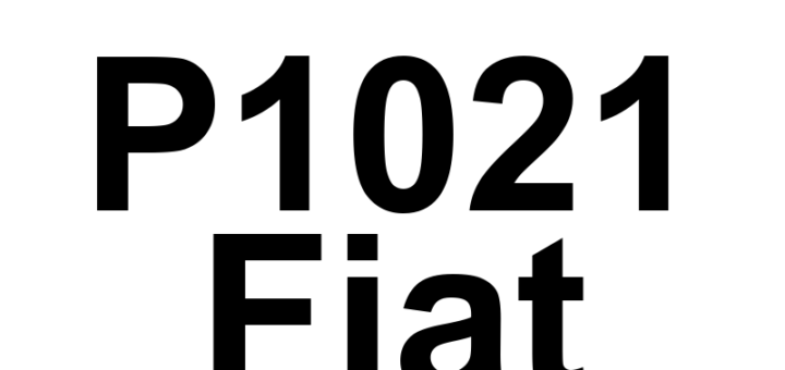 DTC P1021 Fiat - Definição em inglês: Cylinder 1 Oil Supply Solenoid Valve Component Damage Definição em Português: Válvula solenoide de fornecimento de óleo do cilindro 1 - Componente danificado (cilindro 1)