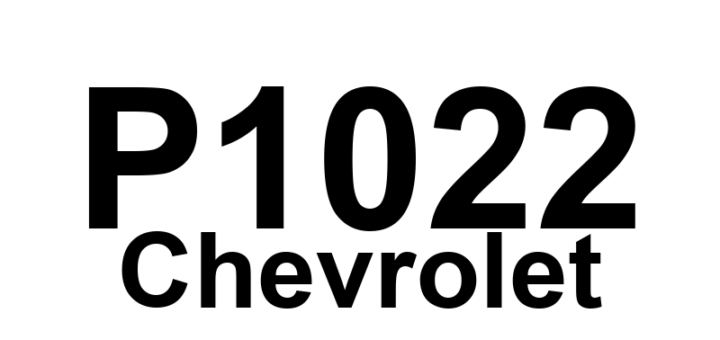 DTC P1022 Chevrolet - Definição em inglês: CNG Fuel Injector 2 Circuit Malfunction Definição em Português: Injetor de Combustível CNG 2 - Mau Funcionamento no Circuito