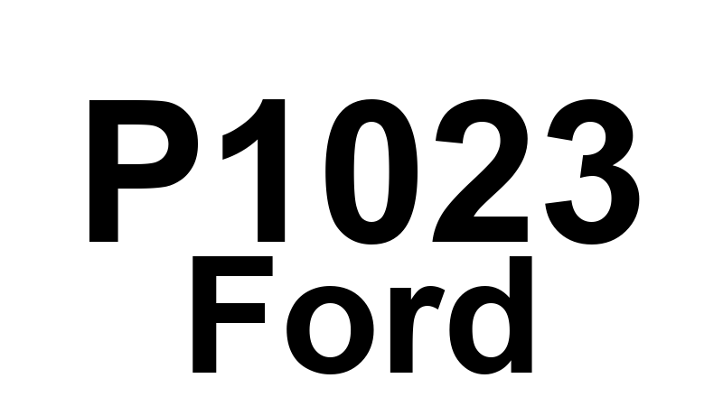 P1023 Ford - Sensor de Temperatura do Cabeçote - Circuito Alto (Sensor 2)