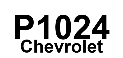DTC P1024 Chevrolet - Definição em inglês: CNG Fuel Injector 4 Circuit Malfunction Definição em Português: Injetor de Combustível GNV 4 - Mau Funcionamento no Circuito
