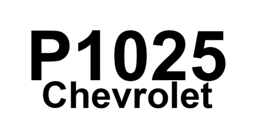 DTC P1025 Chevrolet - Definição em inglês: CNG Fuel Injector 5 Circuit Malfunction Definição em Português: Injetor de Combustível GNV 5 - Mau Funcionamento no Circuito