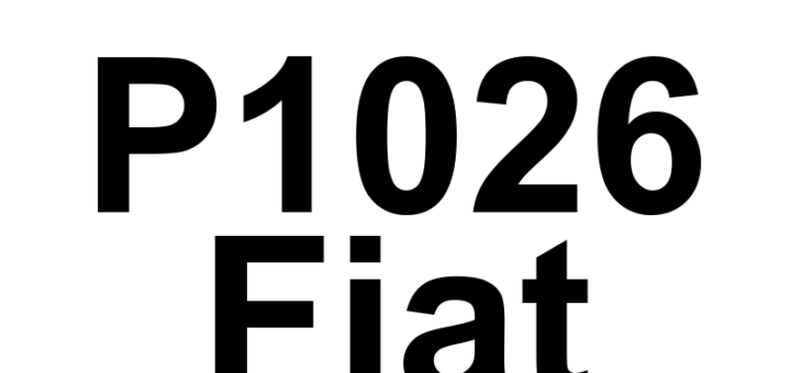 DTC P1026 Fiat - Definição em inglês: Cylinder 1 Oil Supply Solenoid Valve Over Voltage Definição em Português: Válvula Solenoide de Suprimento de Óleo do Cilindro 1 - Tensão Alta