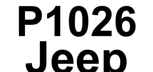DTC P1026 Jeep - Definição em inglês: Cylinder 1 Oil Supply Solenoid Valve Over Voltage Definição em Português: Válvula Solenoide de Abastecimento de Óleo do Cilindro 1 - Sobretensão