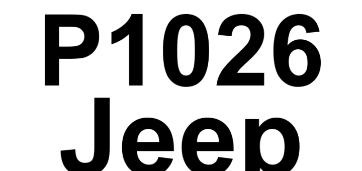 DTC P1026 Jeep - Definição em inglês: Cylinder 1 Oil Supply Solenoid Valve Over Voltage Definição em Português: Válvula Solenoide de Abastecimento de Óleo do Cilindro 1 - Sobretensão