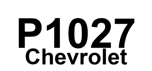 DTC P1027 Chevrolet - Definição em inglês: CNG Fuel Injector 7 Circuit Malfunction Definição em Português: Injetor de Combustível GNV 7 - Mau Funcionamento no Circuito