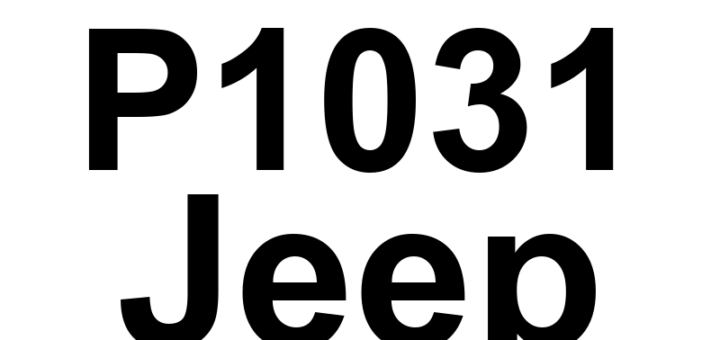 DTC P1031 Jeep - Definição em inglês: Cylinder 1 Oil Supply Solenoid Valve Driver Voltage Implausible Definição em Português: Válvula solenóide do cilindro 1 - Tensão do driver do suprimento de óleo implausível.