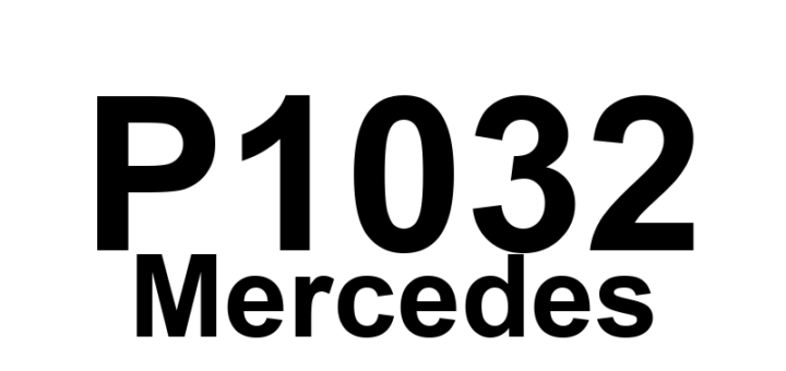DTC P1032 Mercedes - Definição em inglês: O2 sensors upstream TWC mixed up G3/3,G3/4 Definição em Português: Sensores de O2 antes do TWC trocados (G3/3, G3/4).