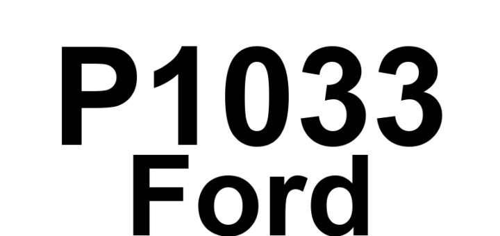 DTC P1033 Ford - Definição em inglês: Cylinder 2 Fuel Injector Heater Circuit High Definição em Português: Circuito do aquecedor do injetor de combustível do cilindro 2 - Tensão alta