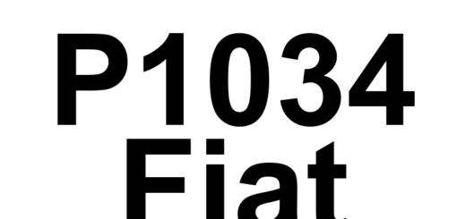 DTC P1034 Fiat - Definição em inglês: Cylinder 4 Oil Supply Solenoid Valve Driver Voltage Implausible Definição em Português: Válvula Solenoide de Suprimento de Óleo do Cilindro 4 - Tensão do Driver Implausível