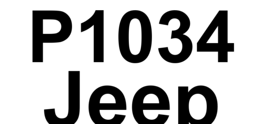 DTC P1034 Jeep - Definição em inglês: Cylinder 4 Oil Supply Solenoid Valve Driver Voltage Implausible Definição em Português: Válvula Solenoide de Fornecimento de Óleo do Cilindro 4 - Tensão do Motor de Controle Improvável