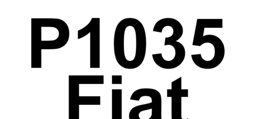 DTC P1035 Fiat - Definição em inglês: Cylinder 1 Oil Supply Solenoid Valve Open Circuit Definição em Português: Válvula Solenoide de Suprimento de Óleo do Cilindro 1 - Circuito Aberto