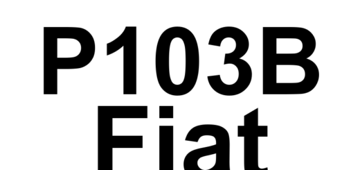 DTC P103B Fiat - Definição em inglês: Cylinder 3 Oil Supply Solenoid Valve Driver Open Circuit Definição em Português: Válvula solenóide de suprimento de óleo do cilindro 3 - Circuito aberto no driver.