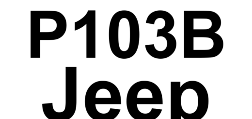 DTC P103B Jeep - Definição em inglês: Cylinder 3 Oil Supply Solenoid Valve Driver Open Circuit Definição em Português: Válvula Solenoide de Suprimento de Óleo do Cilindro 3 - Circuito Aberto (Condutor)