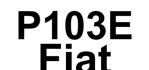 DTC P103E Fiat - Definição em inglês: Cylinder 4 Oil Supply Solenoid Valve Driver Open Circuit Definição em Português: Válvula Solenóide de Fornecimento de Óleo do Cilindro 4 - Circuito Aberto na Unidade de Controle