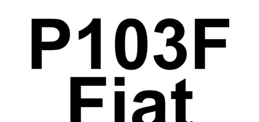 DTC P103F Fiat - Definição em inglês: Cylinder 4 Oil Supply Solenoid Valve Driver Short To Battery Definição em Português: Válvula solenóide de abastecimento de óleo do cilindro 4 - Curto no acionador para a bateria