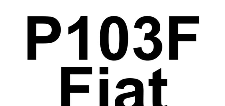 DTC P103F Fiat - Definição em inglês: Cylinder 4 Oil Supply Solenoid Valve Driver Short To Battery Definição em Português: Válvula solenóide de abastecimento de óleo do cilindro 4 - Curto no acionador para a bateria