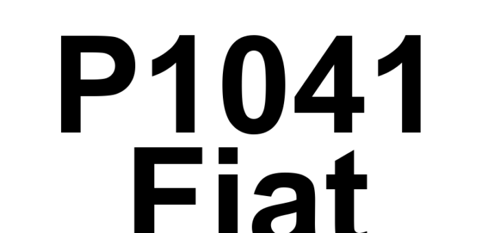 DTC P1041 Fiat - Definição em inglês: Implausible Data From Cylinder 1 Oil Supply Solenoid Valve Received Definição em Português: Válvula Solenoide de Fornecimento de Óleo do Cilindro 1 - Dados implausíveis recebidos.