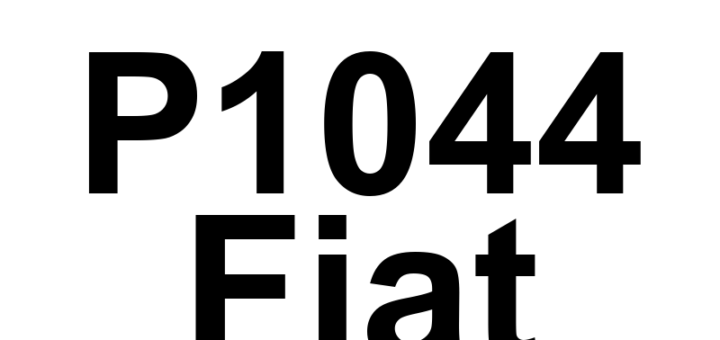 DTC P1044 Fiat - Definição em inglês: Implausible Data From Cylinder 4 Oil Supply Solenoid Valve Received Definição em Português: Válvula solenóide de suprimento de óleo do cilindro 4 - Dados incoerentes recebidos.