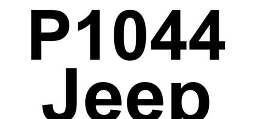 DTC P1044 Jeep - Definição em inglês: Implausible Data From Cylinder 4 Oil Supply Solenoid Valve Received Definição em Português: Válvula solenóide de fornecimento de óleo do cilindro 4 - Dados implausíveis recebidos
