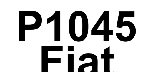 DTC P1045 Fiat - Definição em inglês: Cylinder 1 Oil Supply Solenoid Valve Voltage Out Of Range Definição em Português: Válvula solenóide de fornecimento de óleo do cilindro 1 - Voltagem fora da faixa.