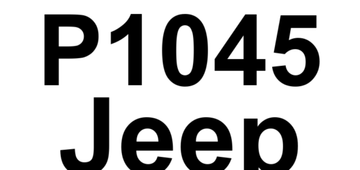 DTC P1045 Jeep - Definição em inglês: Cylinder 1 Oil Supply Solenoid Valve Voltage Out Of Range Definição em Português: Válvula Solenoide de Abastecimento de Óleo do Cilindro 1 - Tensão Fora da Faixa